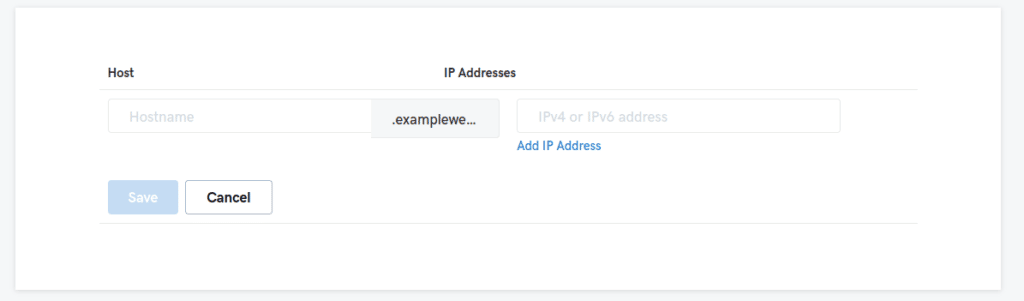 Add your Hustly hostname and IP address to GoDaddy