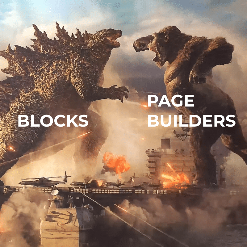 Blocks vs Elementor/Divi and other WordPress page builders